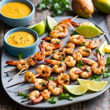 Cajun Grilled Shrimp with Mango Habanero Sauce