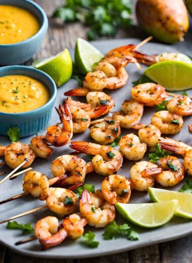 Cajun Grilled Shrimp with Mango Habanero Sauce