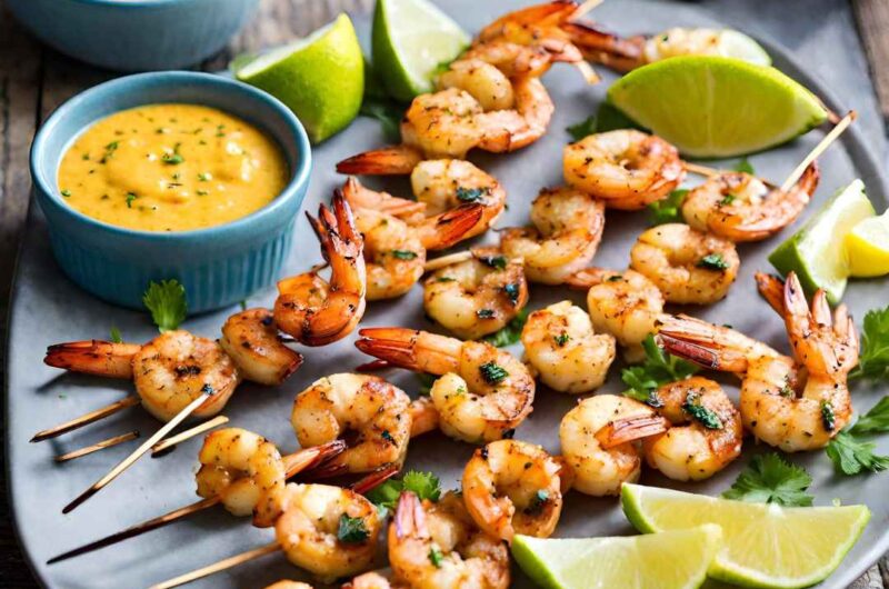 Cajun Grilled Shrimp with Mango Habanero Sauce