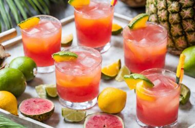 Fruity Caribbean Rum Punch