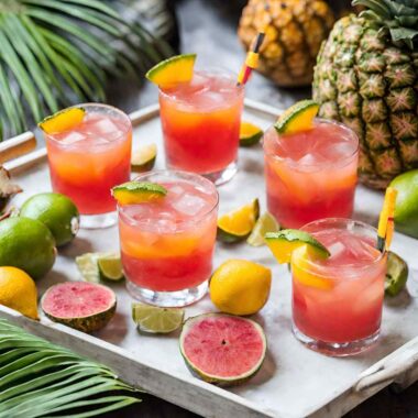 Fruity Caribbean Rum Punch