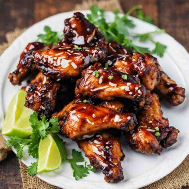 rum glazed chicken wings