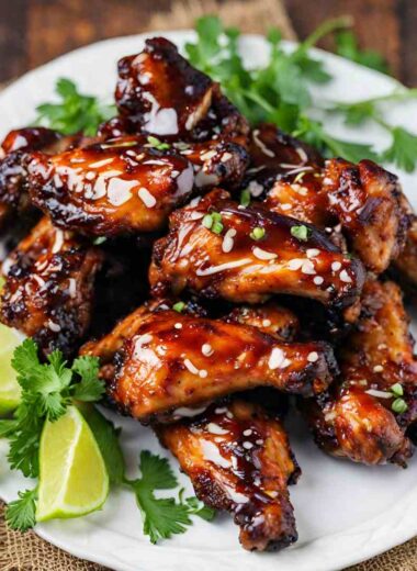 rum glazed chicken wings