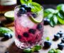 Blueberry Basil Gin Smash