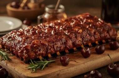 Smoked Cherry Cola Glazed Ribs Recipes