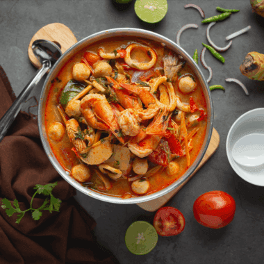 yummy seafood boil soup recipe