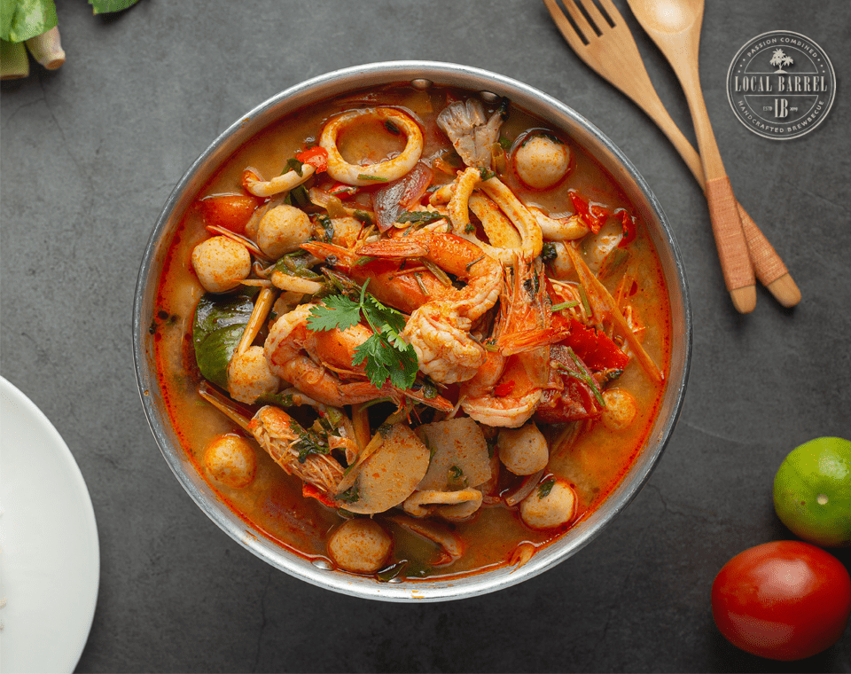 yummy seafood boil soup recipe