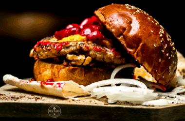 Jamaican Jerk Burger