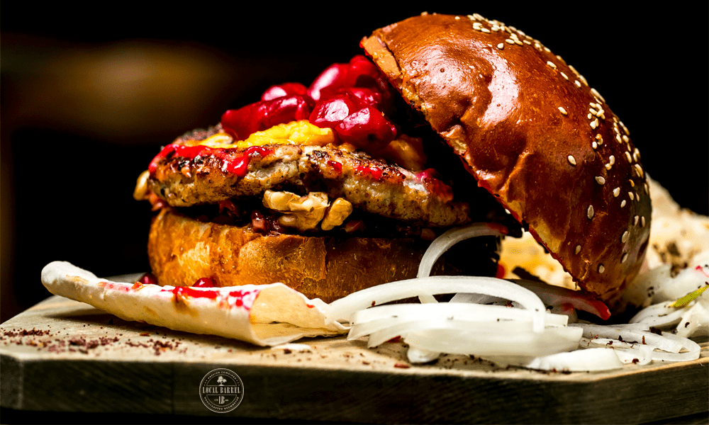 Jamaican Jerk Burger