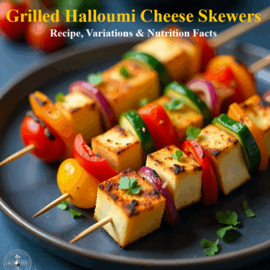 Grilled Halloumi Cheese Skewers