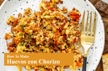 Simple Huevos con Chorizo Recipe