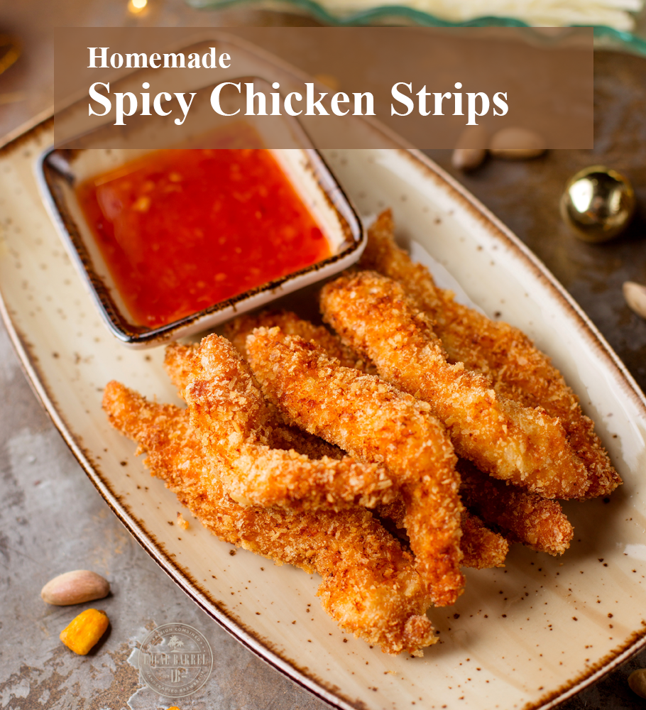 Homemade Spicy Chicken Strips Recipe