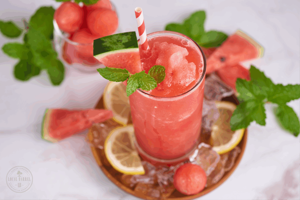 Watermelon Mint Mojito Cocktail