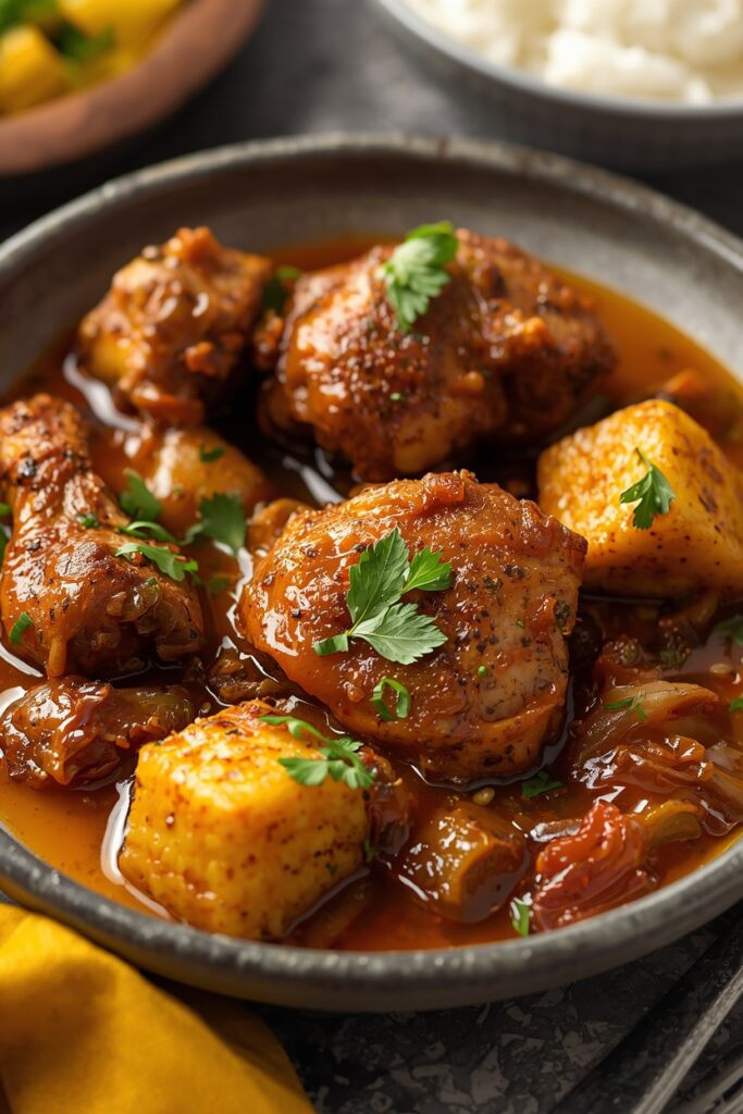 Jamaican Brown Stew Chicken Recipe
