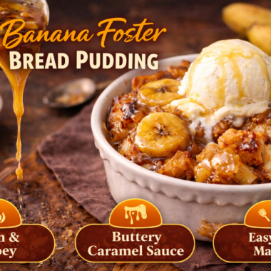 Banana Foster Bread Pudding Recipe