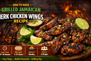 How to make Grilled Jamaican Jerk Chicken Wings Recipe