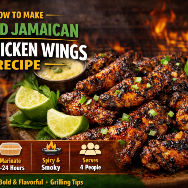How to make Grilled Jamaican Jerk Chicken Wings Recipe