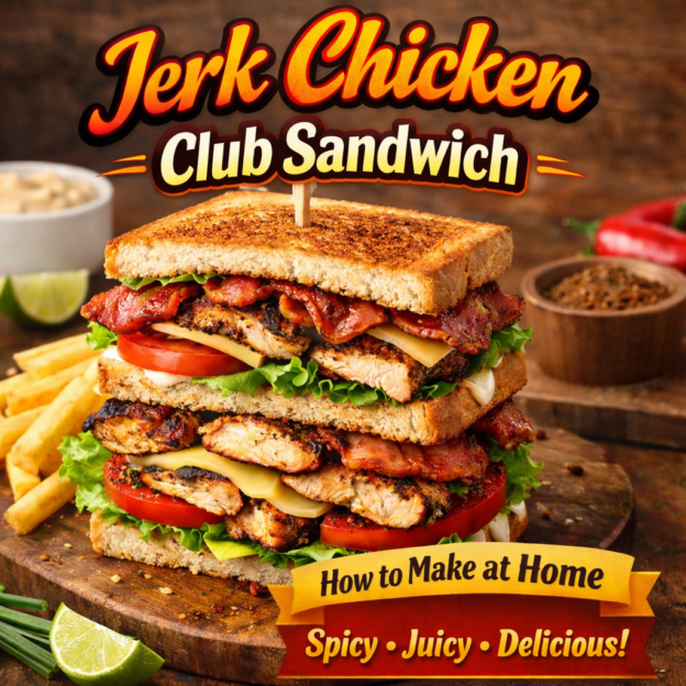 Jerk Chicken Club Sandwich Recipe