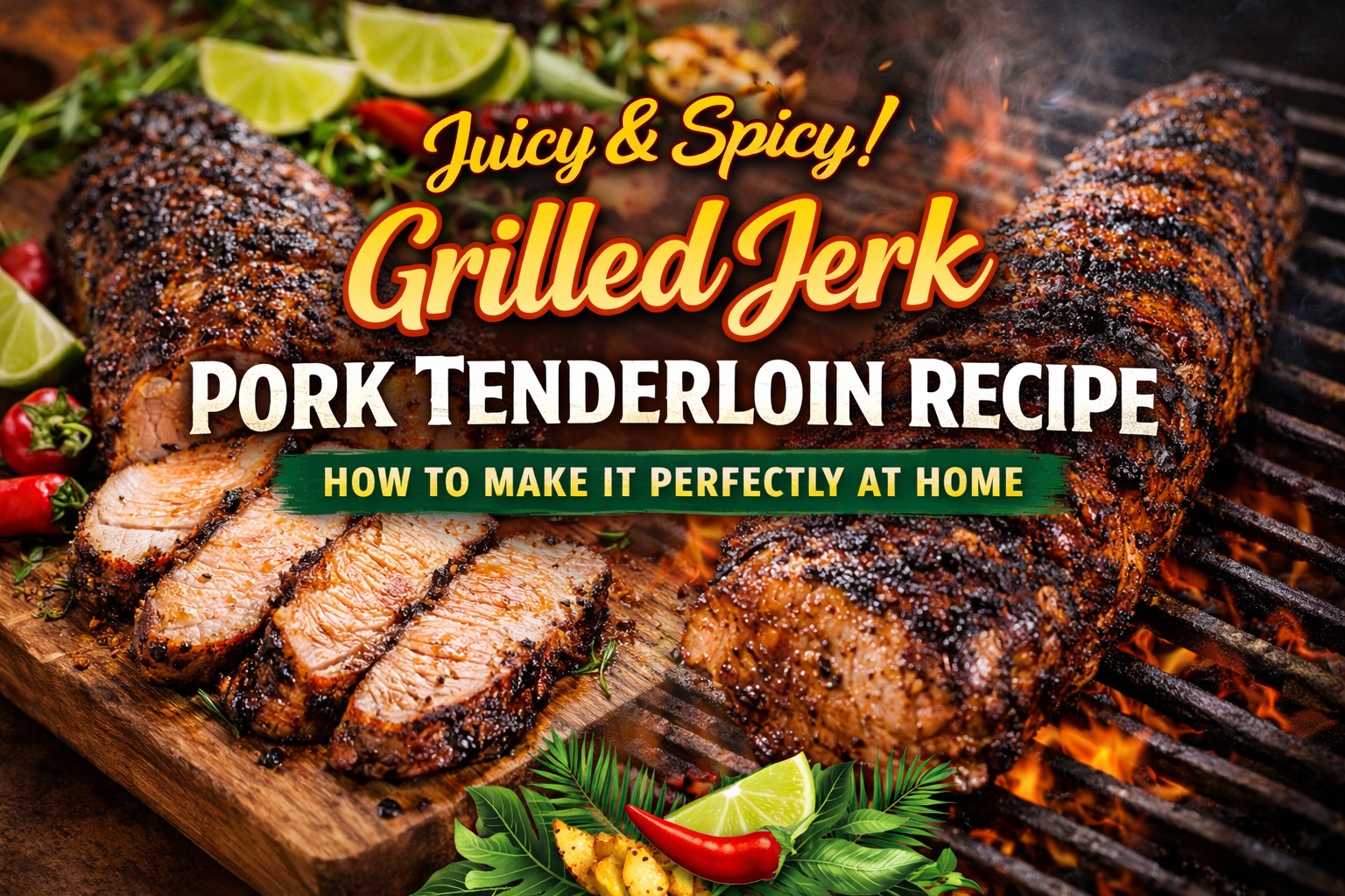 How to Make Grilled Jerk Pork Tenderloin Recipe
