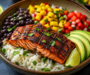 Caribbean Jerk Salmon Bowl