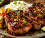 Jerk Teriyaki Pork Chops