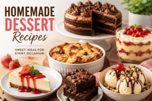 Homemade Dessert Recipes: Sweet Ideas for Every Occasion
