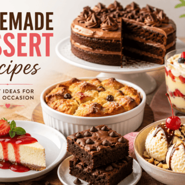 Homemade Dessert Recipes: Sweet Ideas for Every Occasion