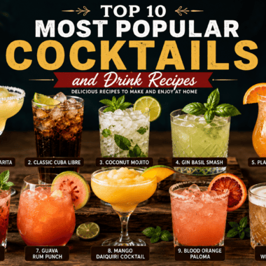 cocktail drink recipes
