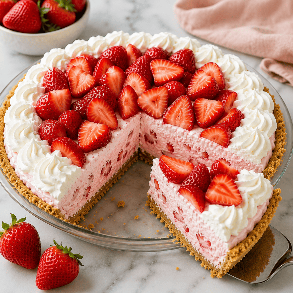 Strawberry Icebox Pie Recipe