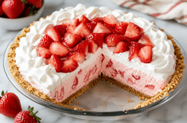 Strawberry Icebox Pie Recipe