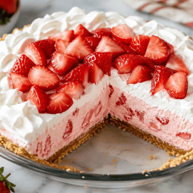 Strawberry Icebox Pie Recipe