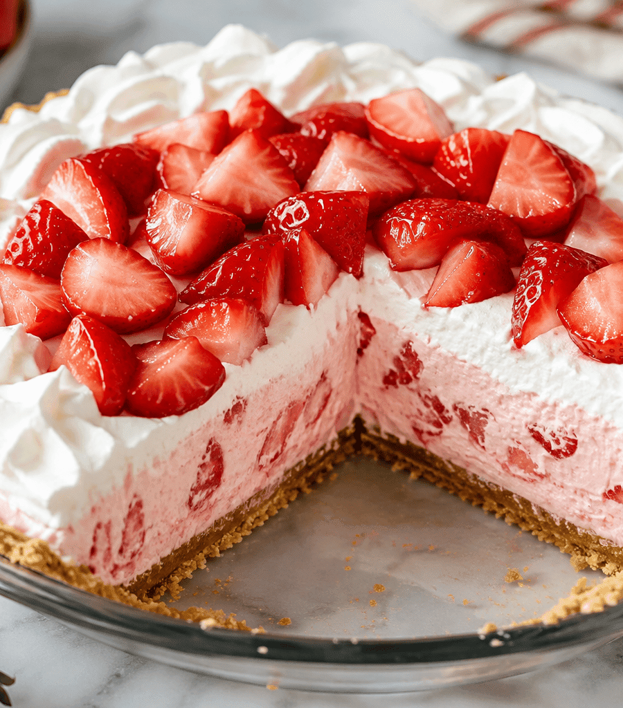 Strawberry Icebox Pie Recipe